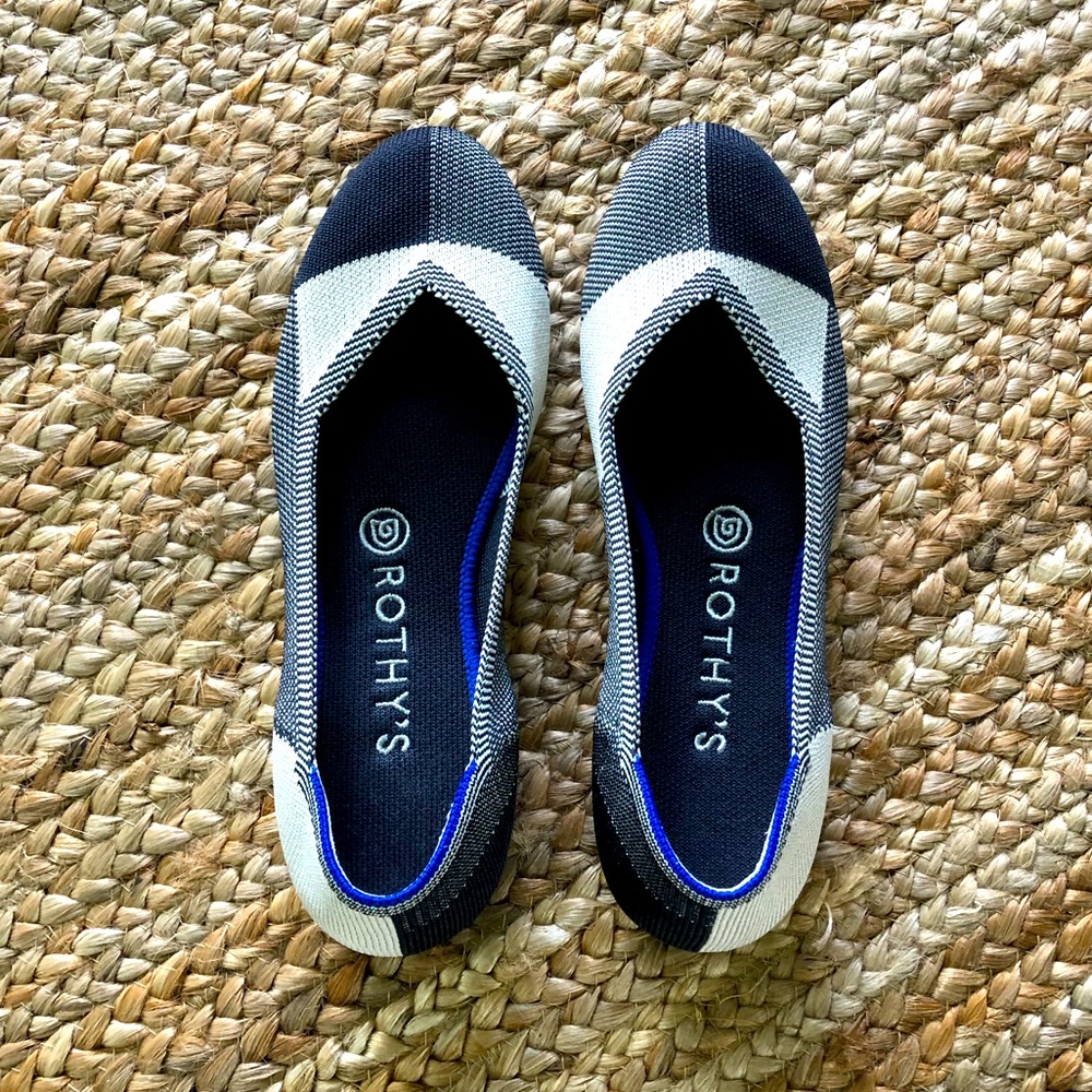 Rothy’s The Flat in Captoe Black